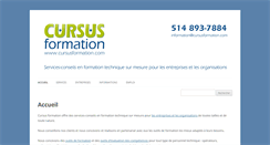 Desktop Screenshot of cursusformation.com