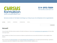 Tablet Screenshot of cursusformation.com